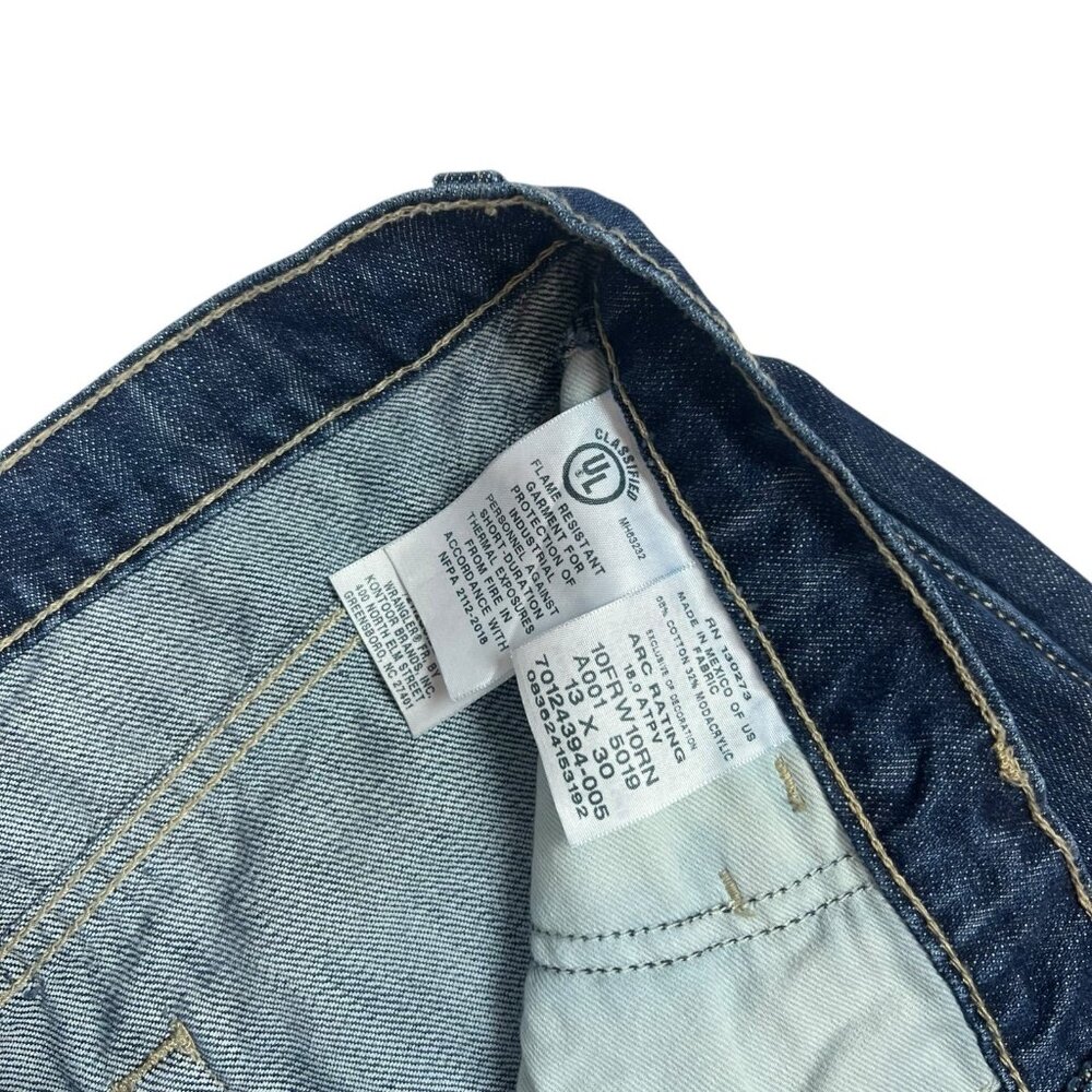 Wrangler FR Flame Resistant Bootcut Jeans Size 13 Juniors Rinse Cat 2/2112 Fire - Picture 9 of 14